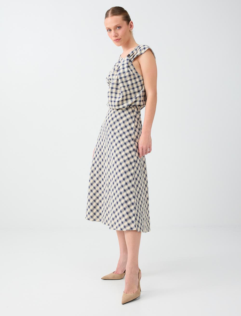 Normal Fit Skirt - White - 6SW077605106