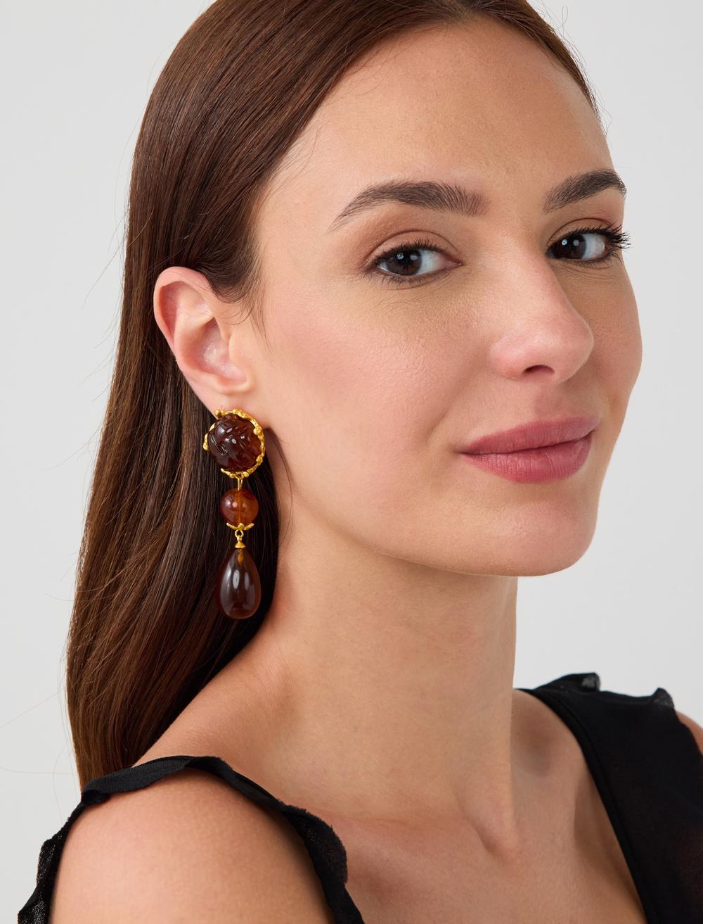 Ethnic Figurative Dangle Earrings