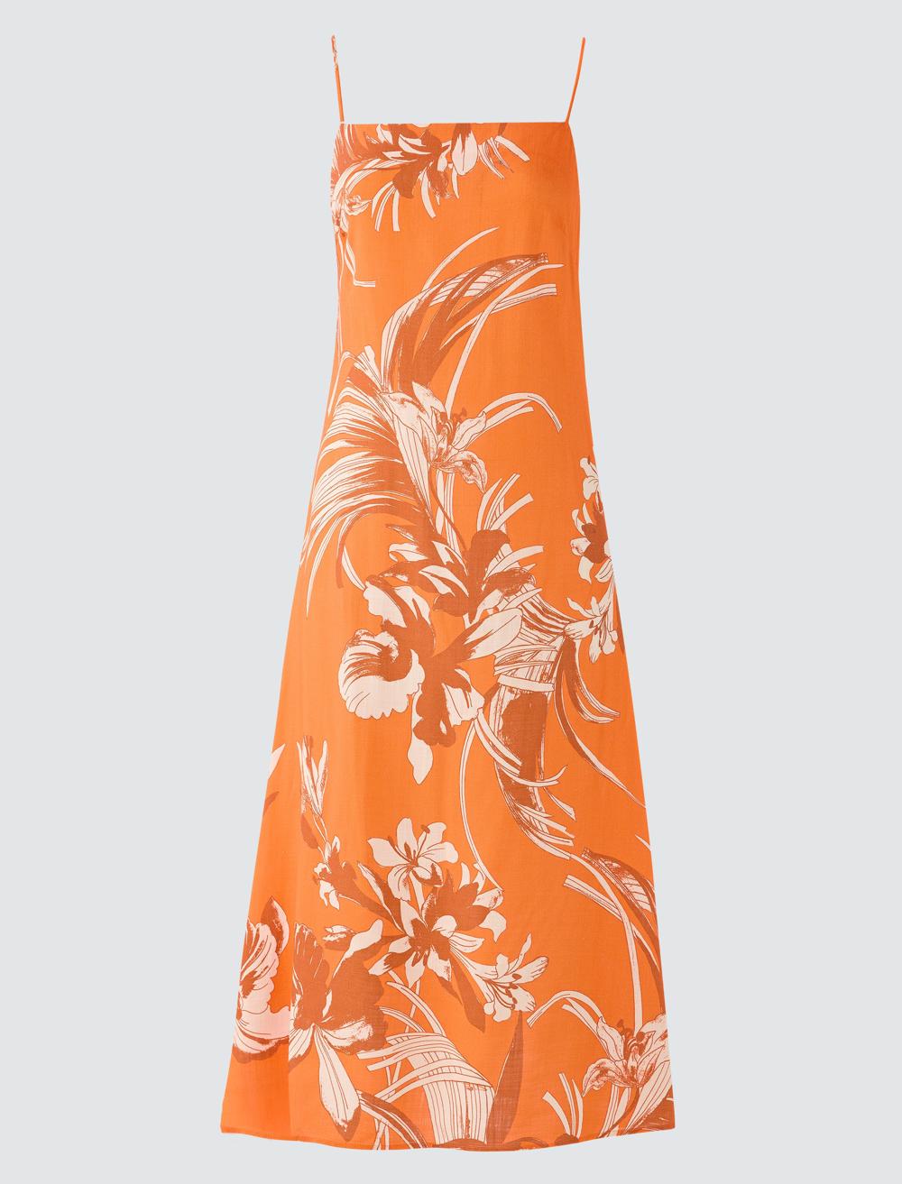 Slim Fit Spaghetti Straps-Sleeve Dress - 5SW064417