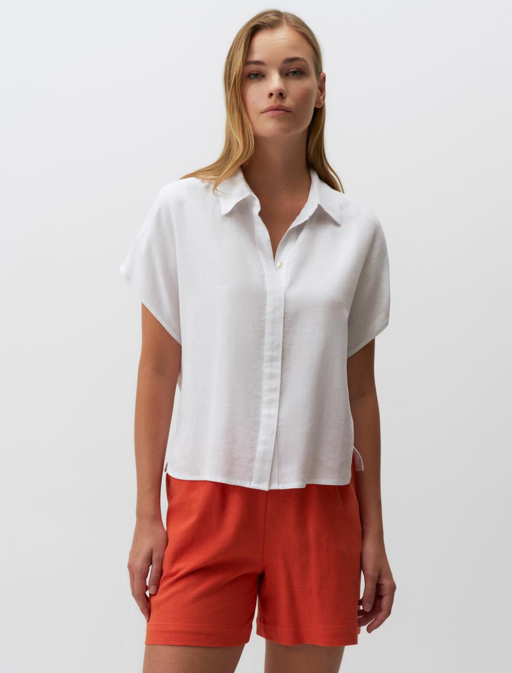 Regular fit Short Sleeve Shirt - White - 24SG020078100