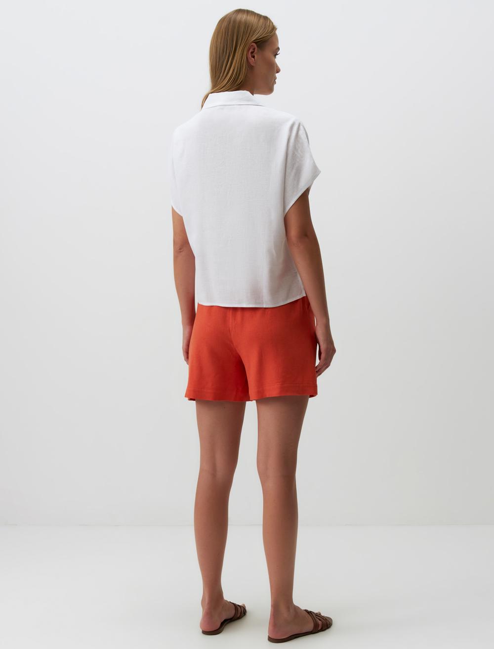 Shirt Collar Short-Sleeve Shirt - 24SG020078