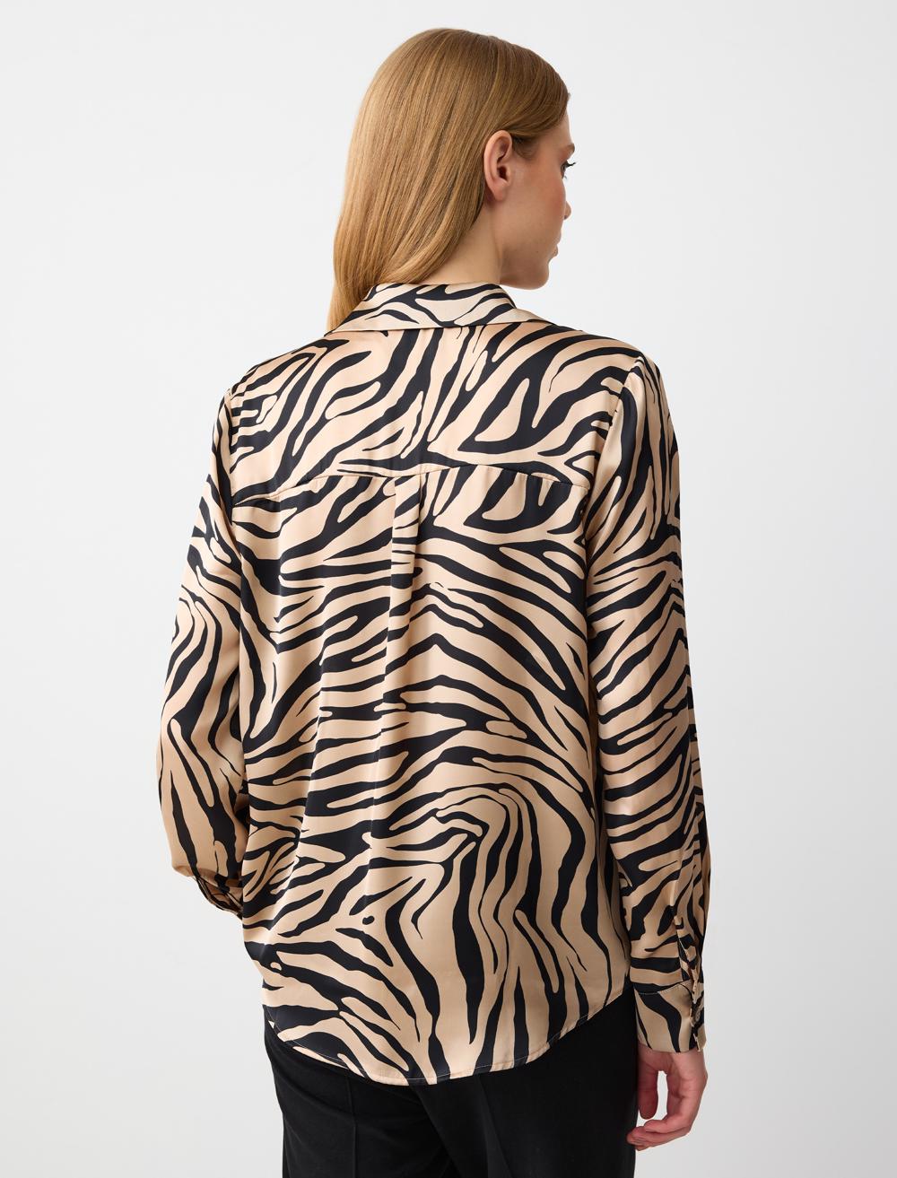 Shirt Collar Long-Sleeve Shirt - 5SW083033