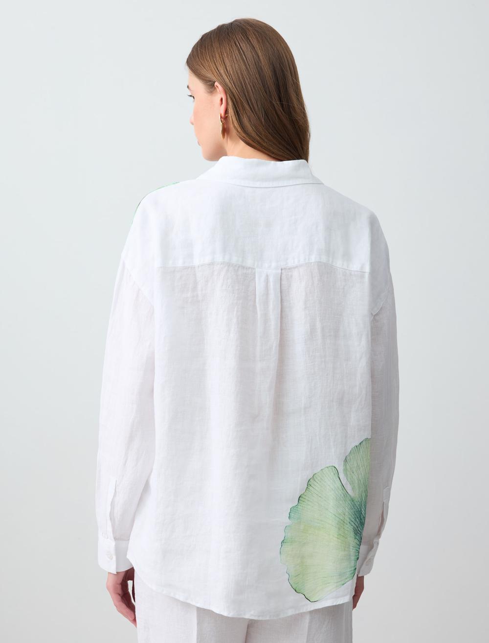Shirt Collar Long-Sleeve Shirt - 5SW083243