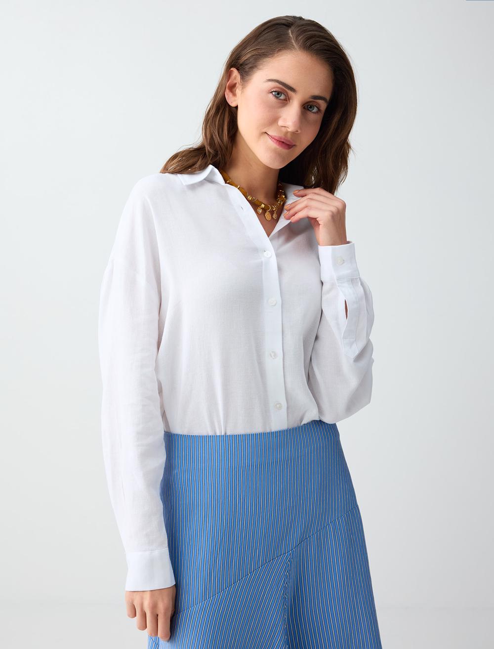 Ls Shirt - White