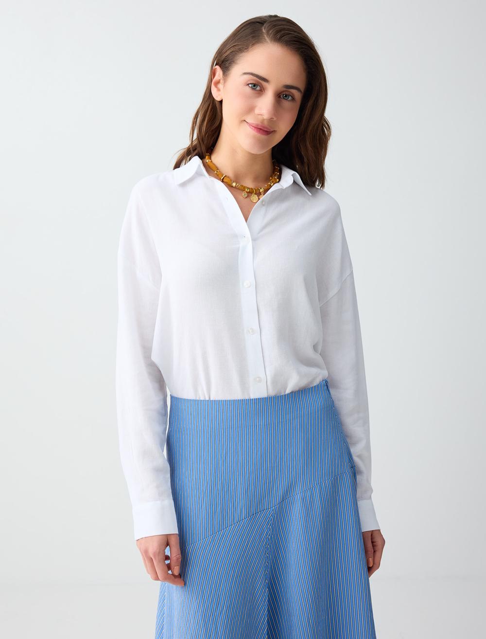 Ls Shirt - White