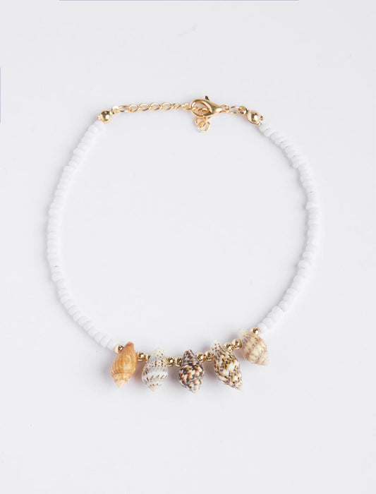 Five Seashell-shaped Anklet