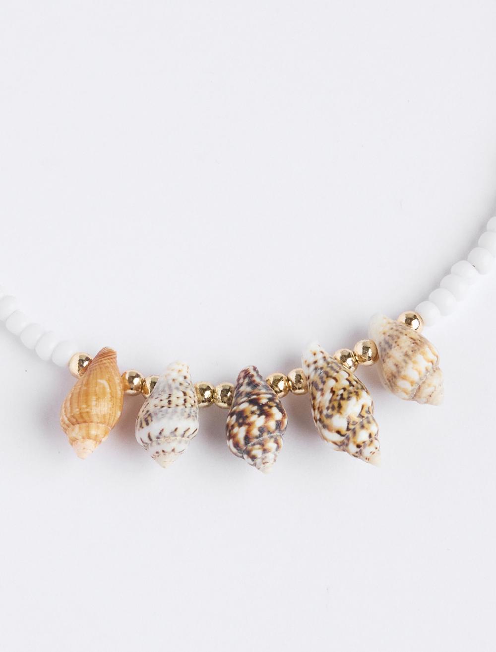 Five Seashell-shaped Anklet
