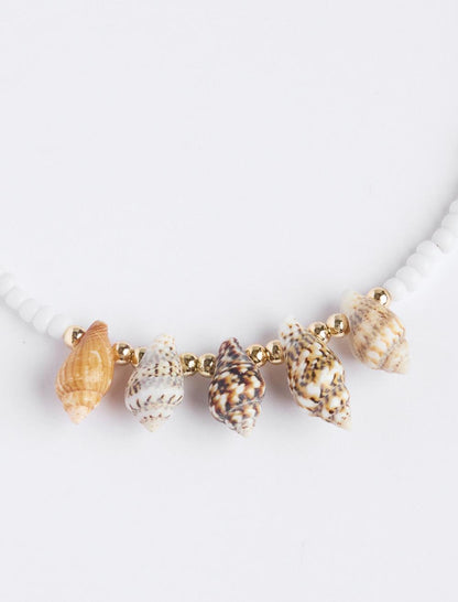 Five Seashell-shaped Anklet