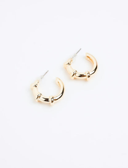 Ring Figured Modern Earrings