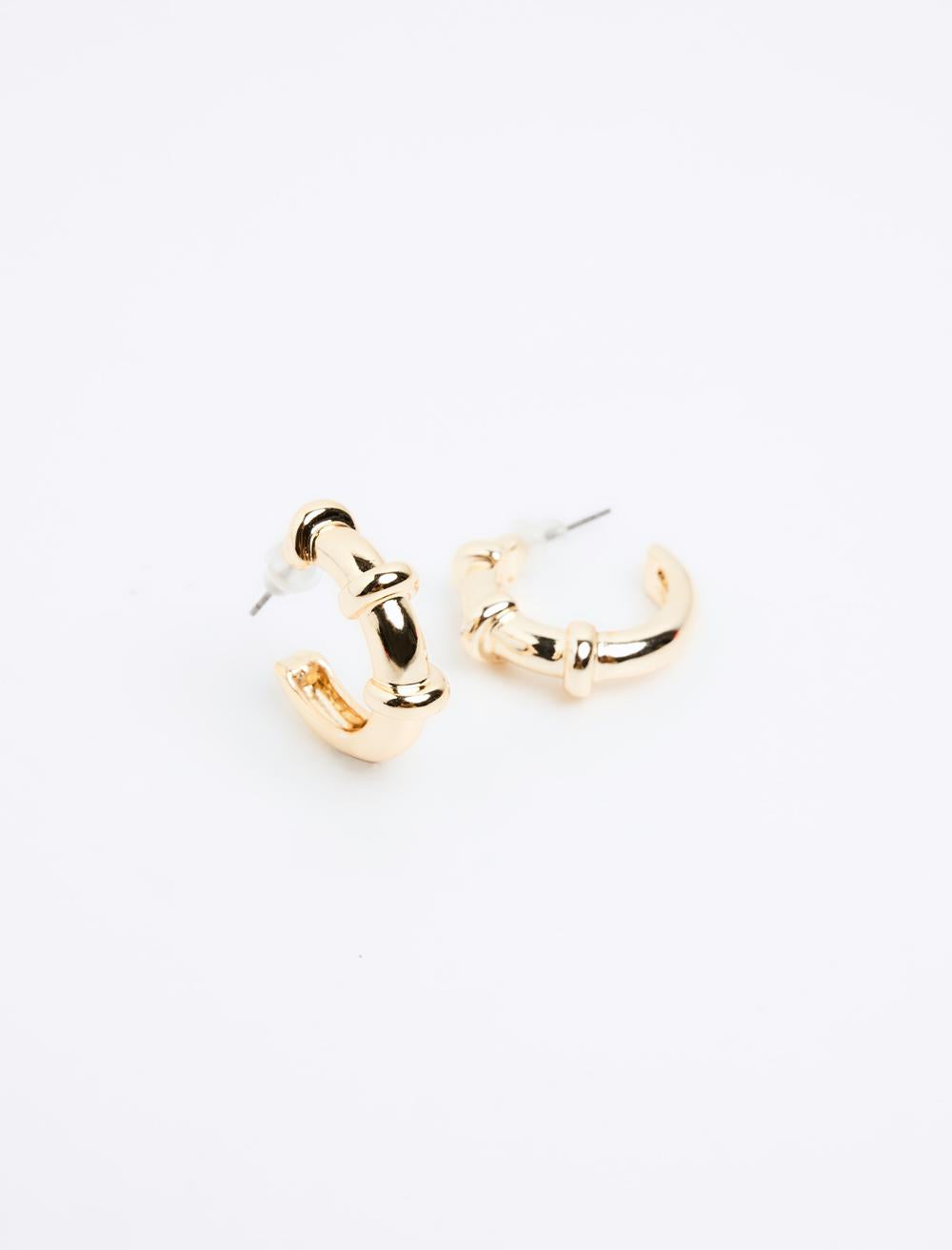 Ring Figured Modern Earrings