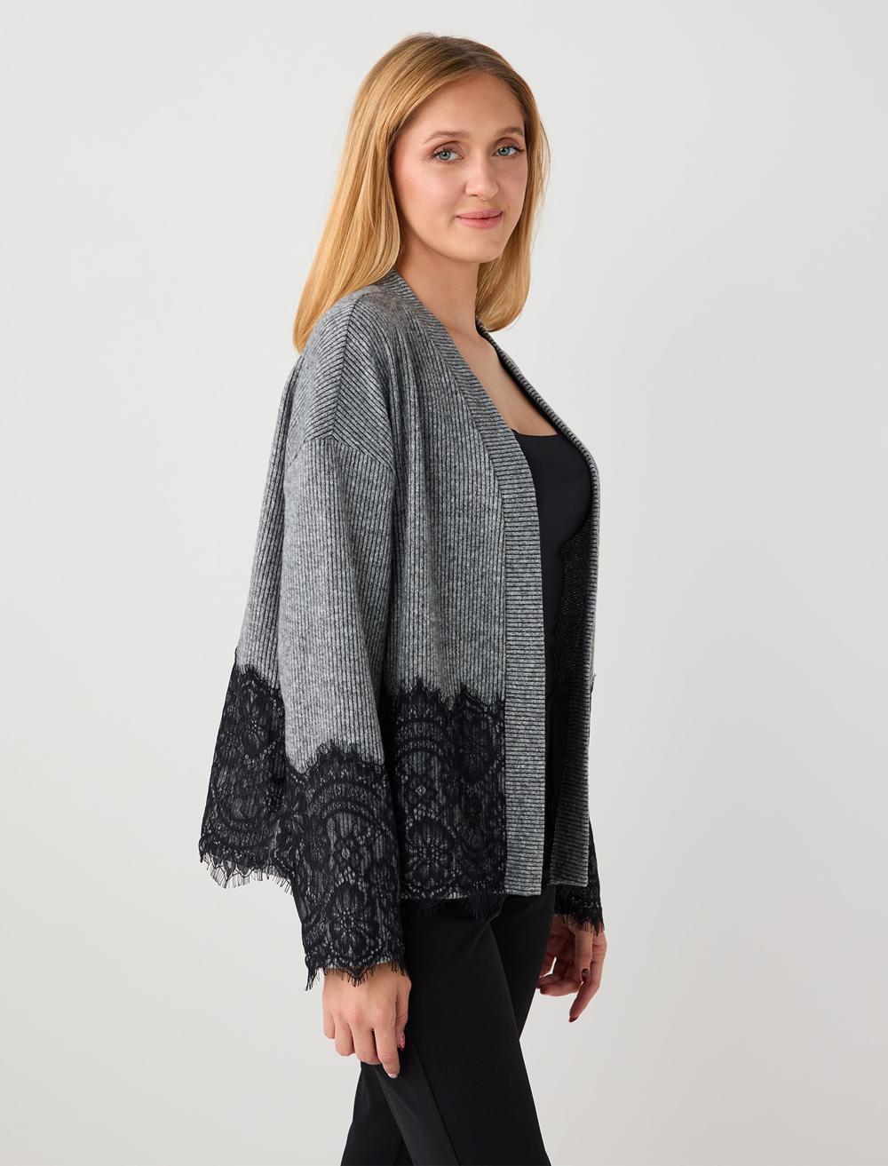 Loose Fit Long-Sleeve Cardigan - 5WW103724