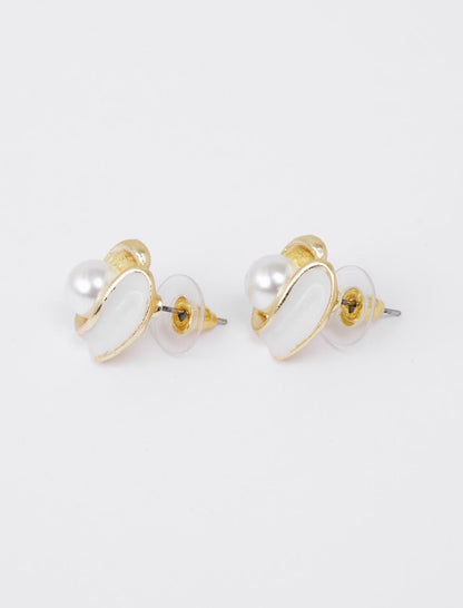 Pearl-detailed Modern Earrings