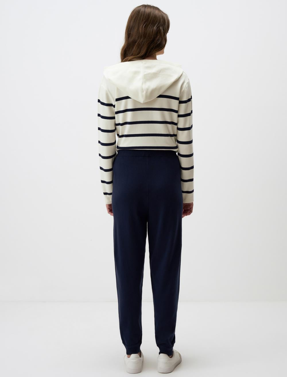 High Waist Elasticized Jogger Pants - 4WW02210969