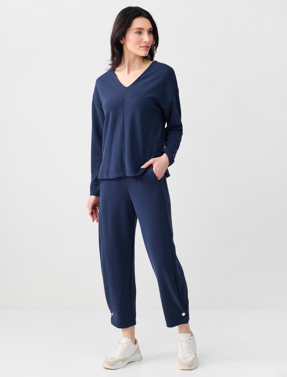 Regular Fit Modal Knit Jogger Sweatpants - 6SW115571