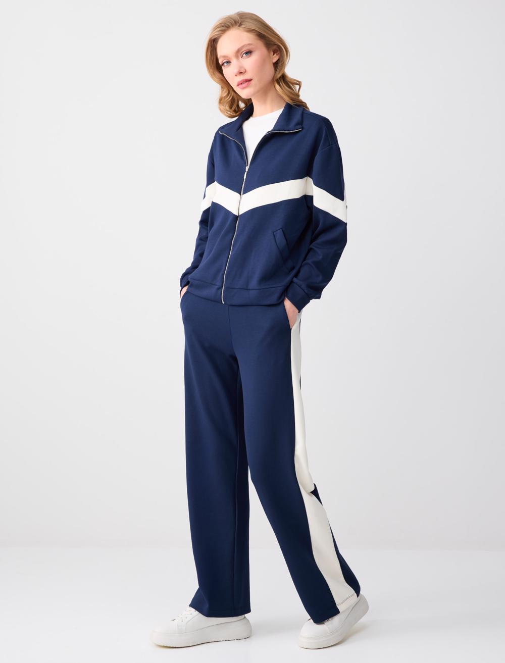 Wide Leg Regular Waist Knit Jogger Pants