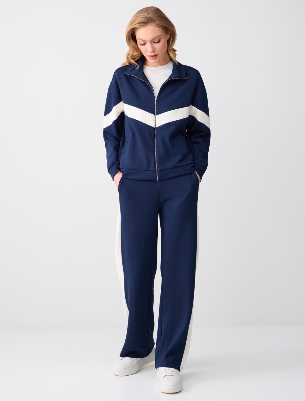 Wide-Leg Regular Waist Modal Knit Jogger Sweatpants - 6SW115652