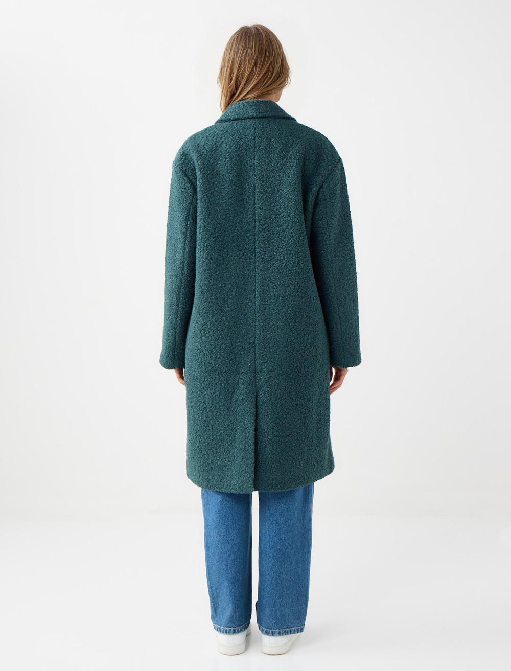 Loose Fit Long-Sleeve Coat - 5WW123697
