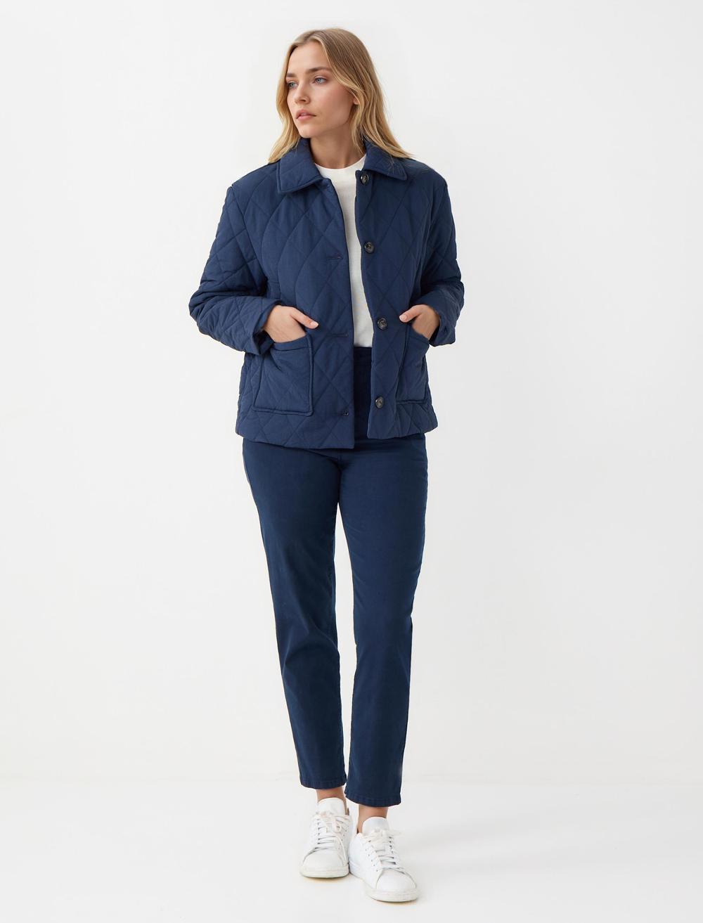 Puffer Coat - Dark Blue - 5WW053696494
