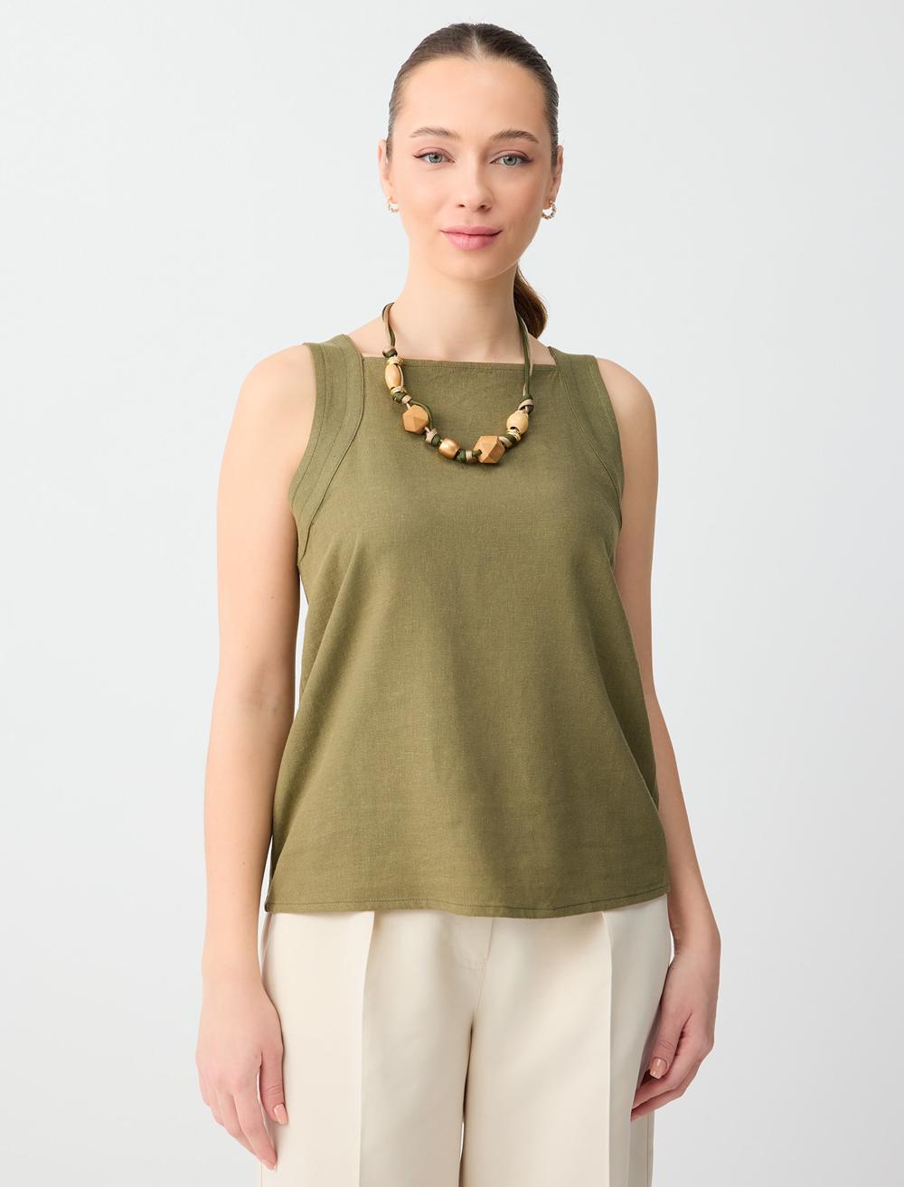 Sl Blouse - Khaki