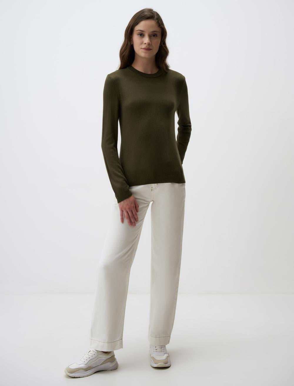 Crew Neck Slim Fit Sweater Sweater