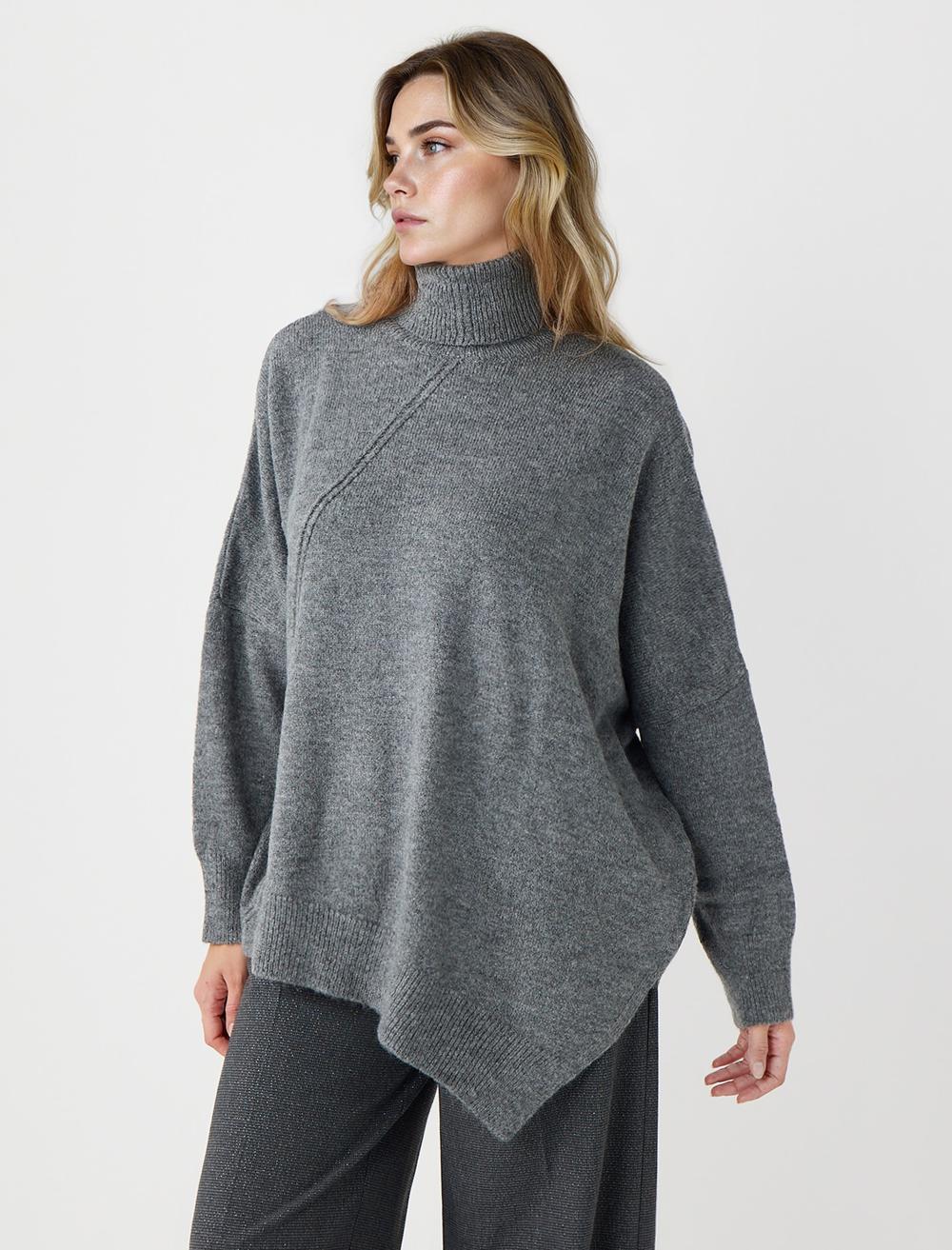 Polo Neck Pullover - 5WW134122