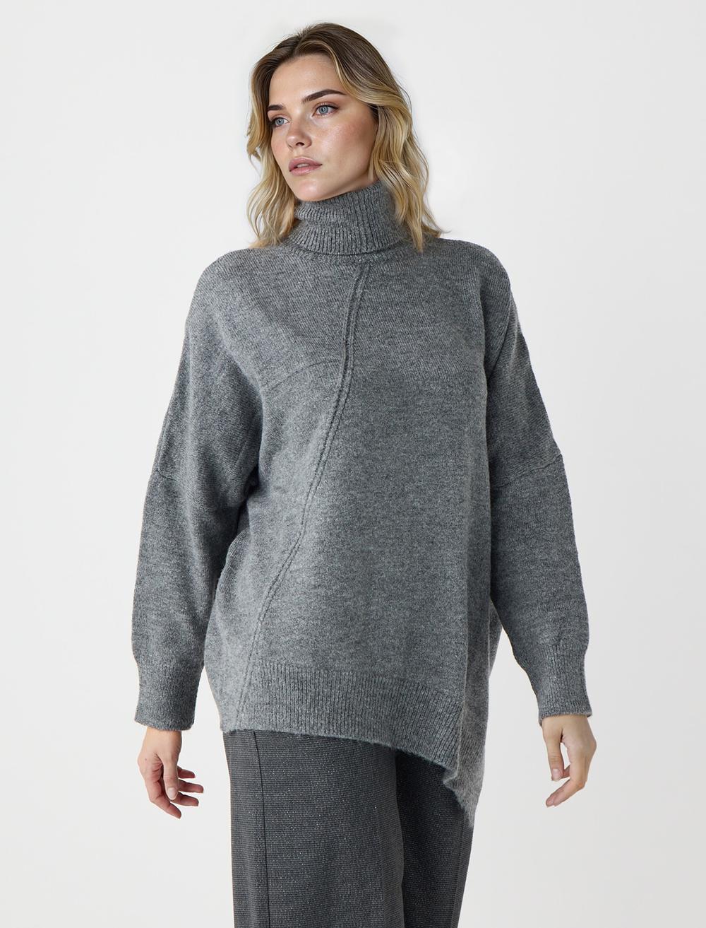 Polo Neck Pullover - 5WW134122
