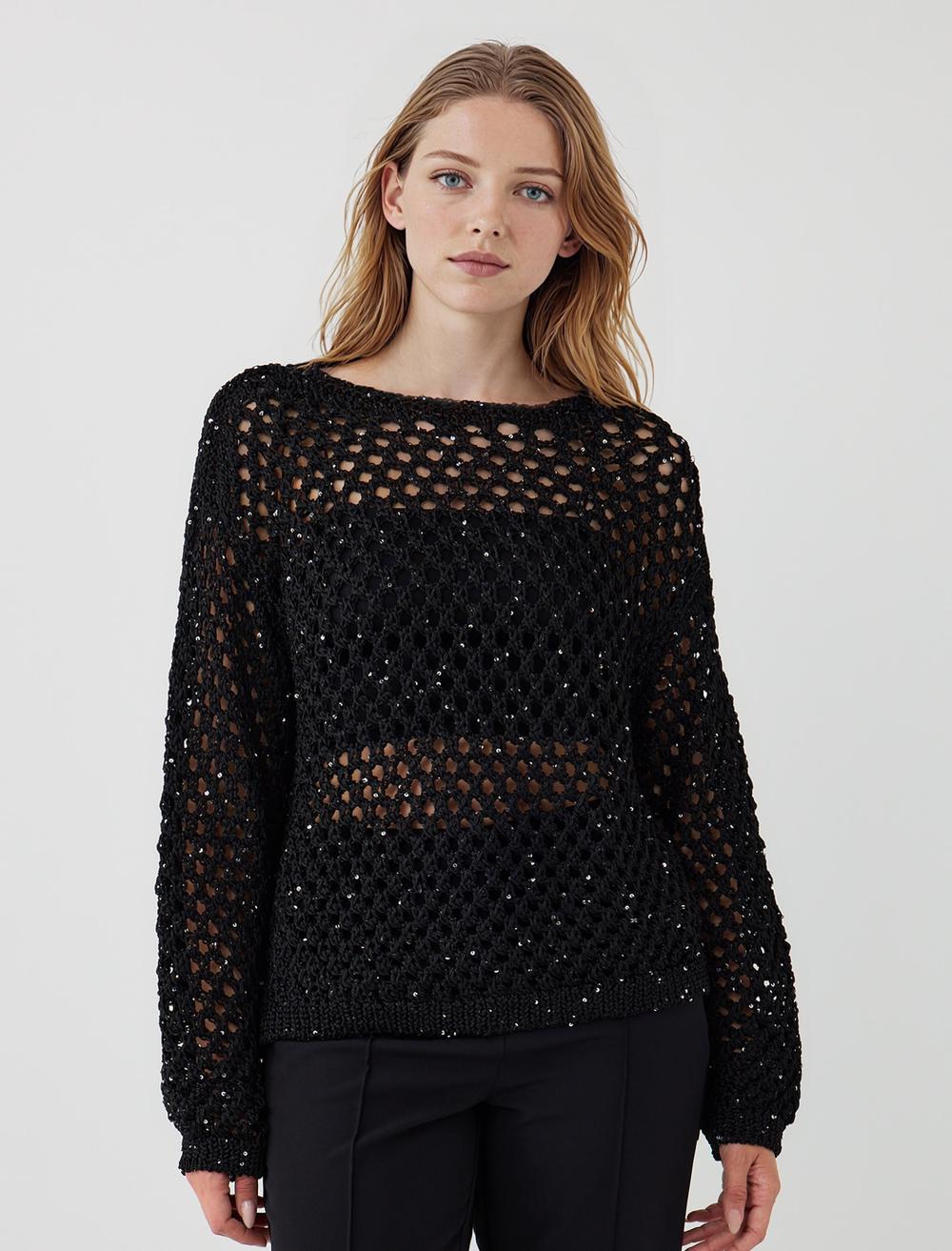 Off-The-Shoulder Long-Sleeve Pullover - 5WW134597