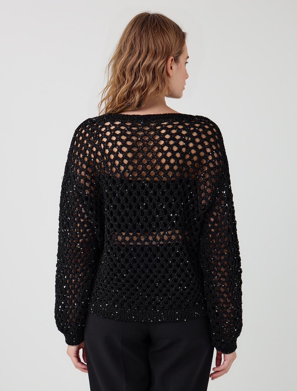 Off-The-Shoulder Long-Sleeve Pullover - 5WW134597
