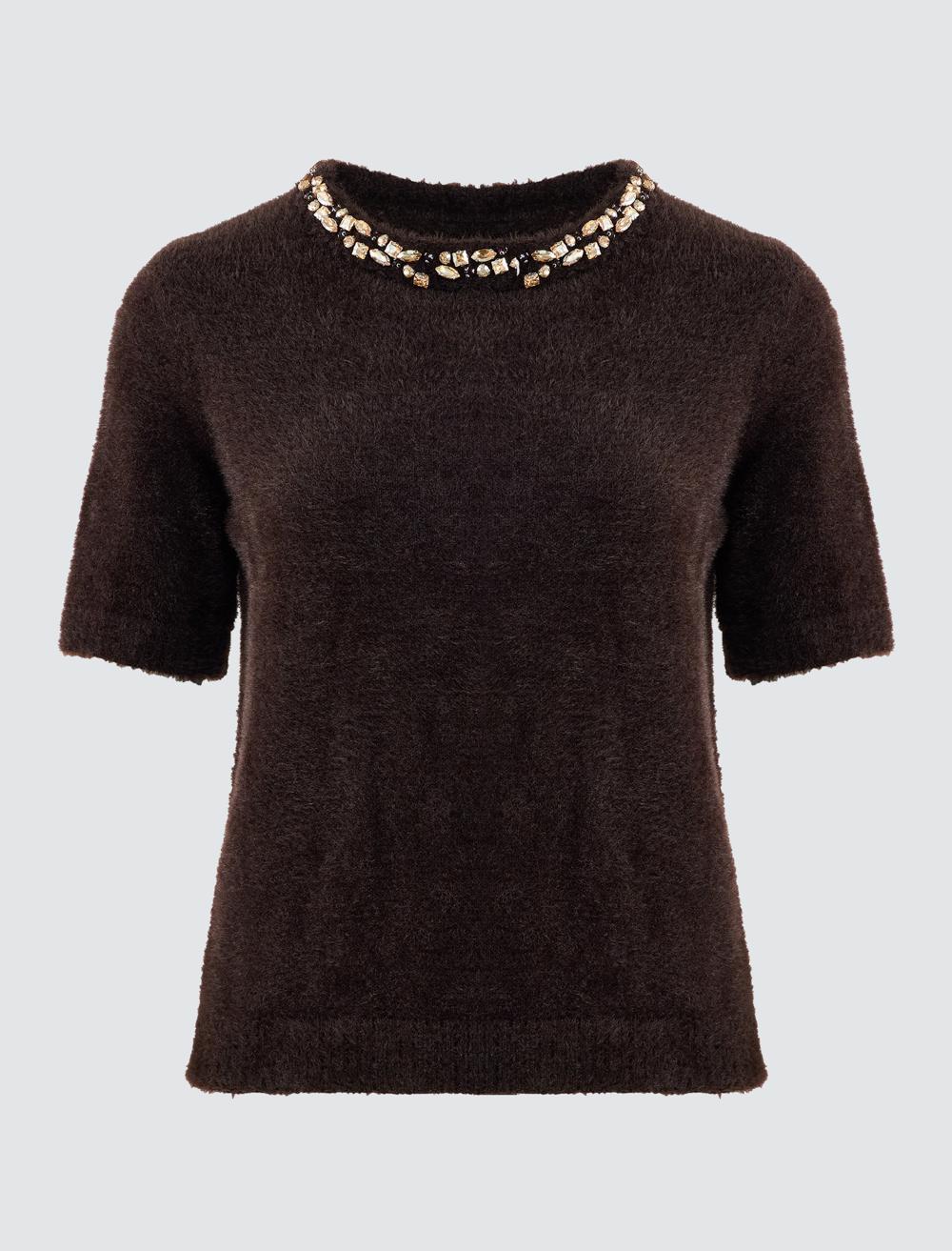 Crew Neck Short-Sleeve Pullover - 5WW136006