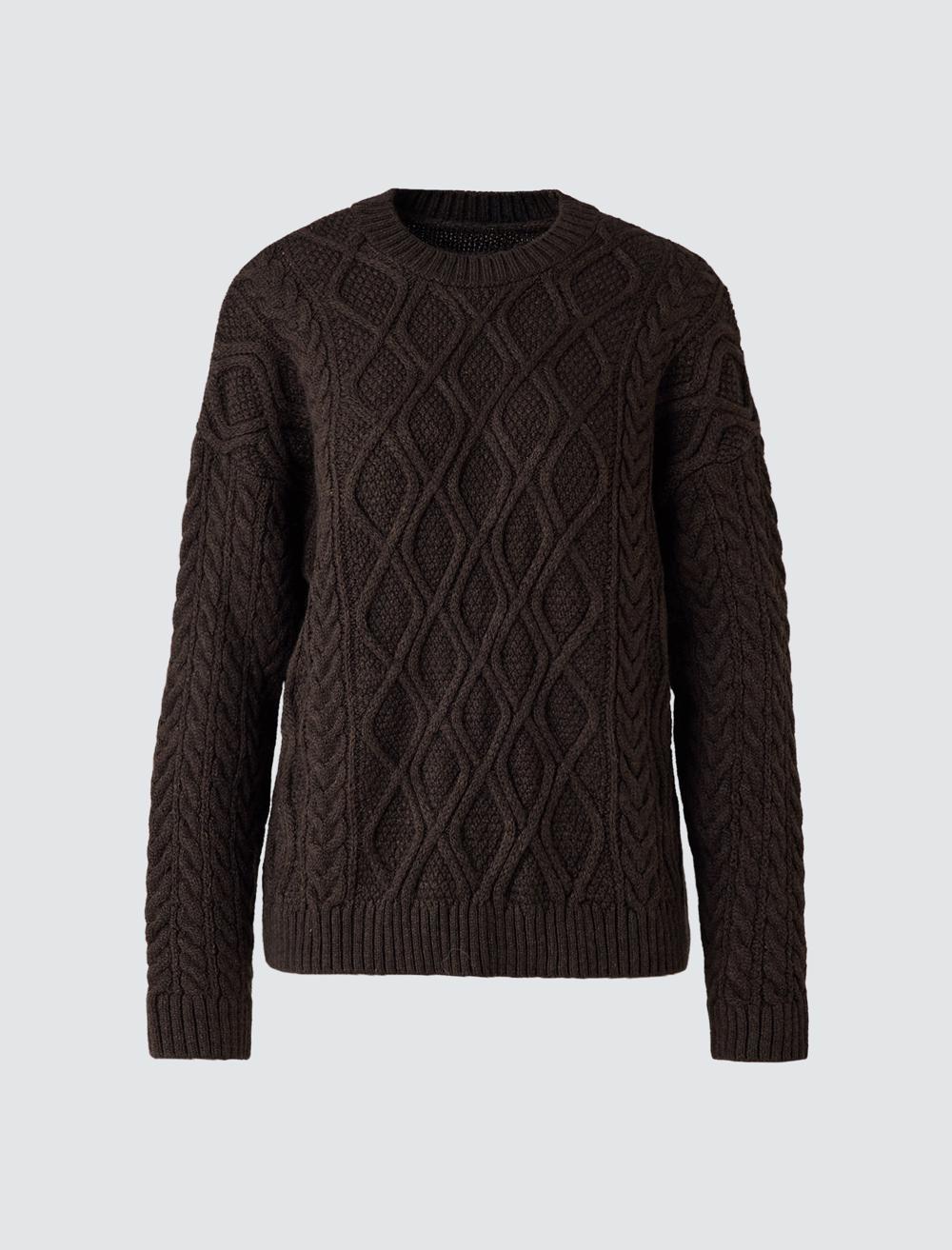 Crew Neck Long-Sleeve Pullover - 5WW136149