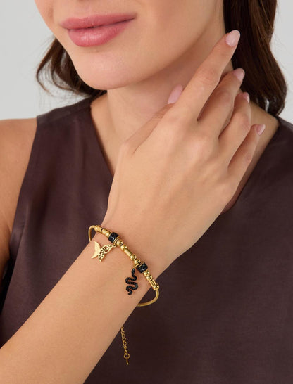 Butterfly and Snake-shaped Bracelet