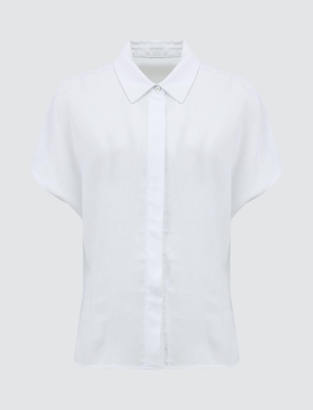 Shirt Collar Short-Sleeve Shirt - 24SG020078