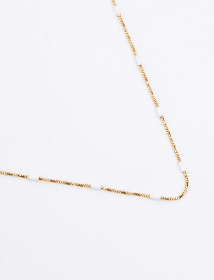 Adjustable Necklace with Fine Stones