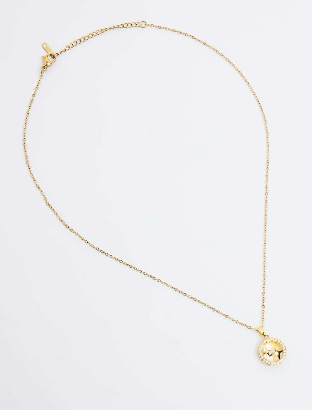 Star Figure Stone Necklace