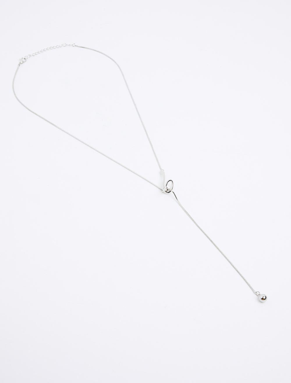 Long adjustable necklace with figures