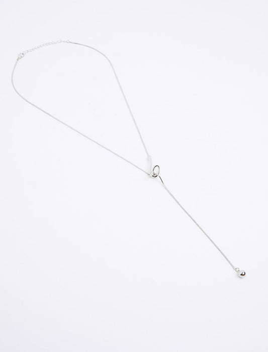 Long adjustable necklace with figures