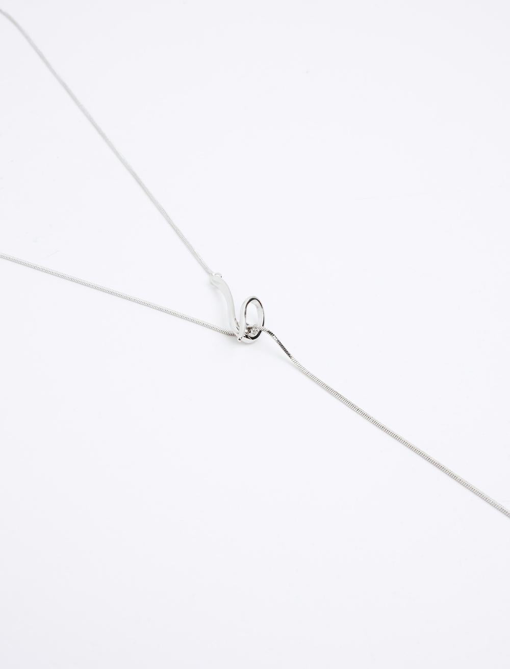 Long adjustable necklace with figures