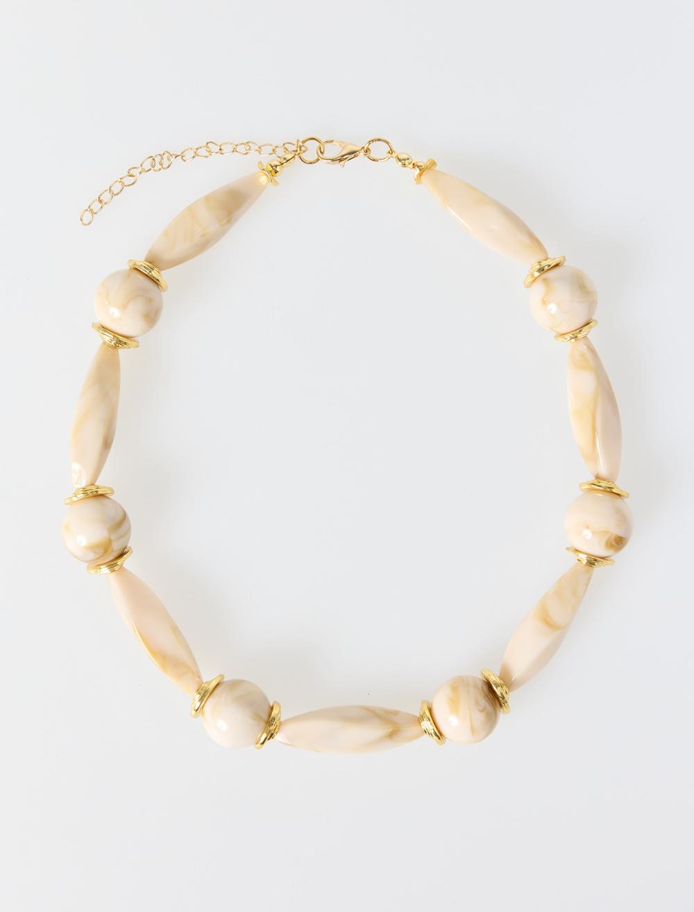 Necklace - Beige - 6SW426617130