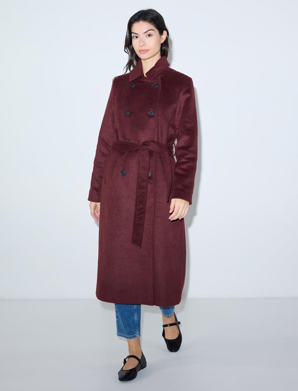 Cache-Coeur Long-Sleeve Coat - 5WW123684