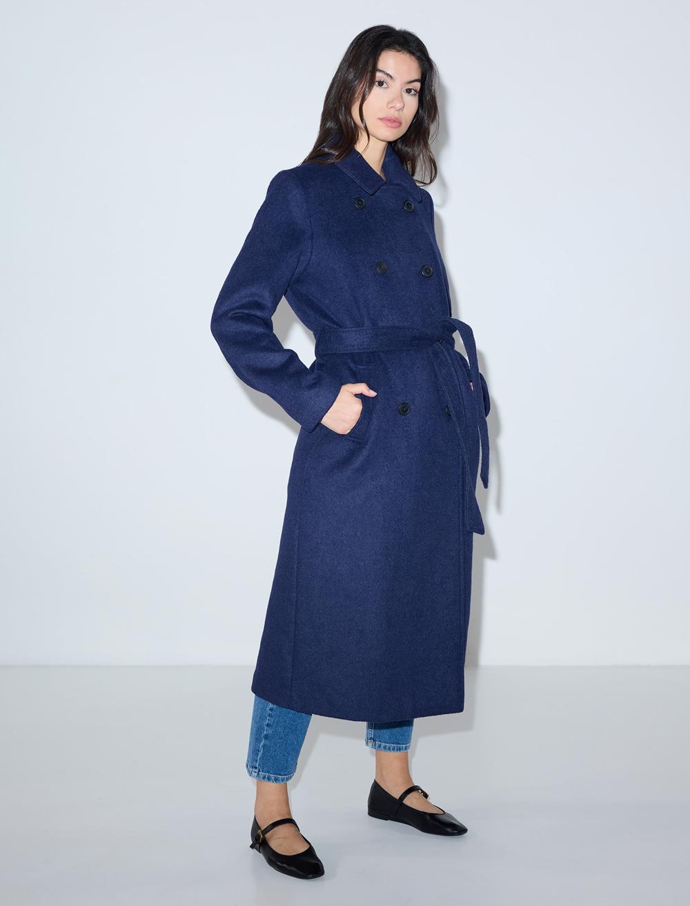 Cache-Coeur Long-Sleeve Coat - 5WW123684