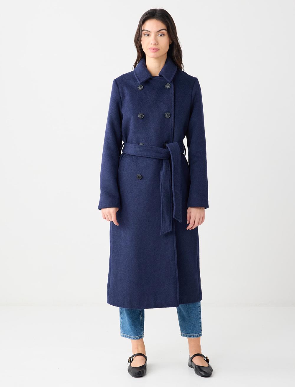 Cache-Coeur Long-Sleeve Coat - 5WW123684