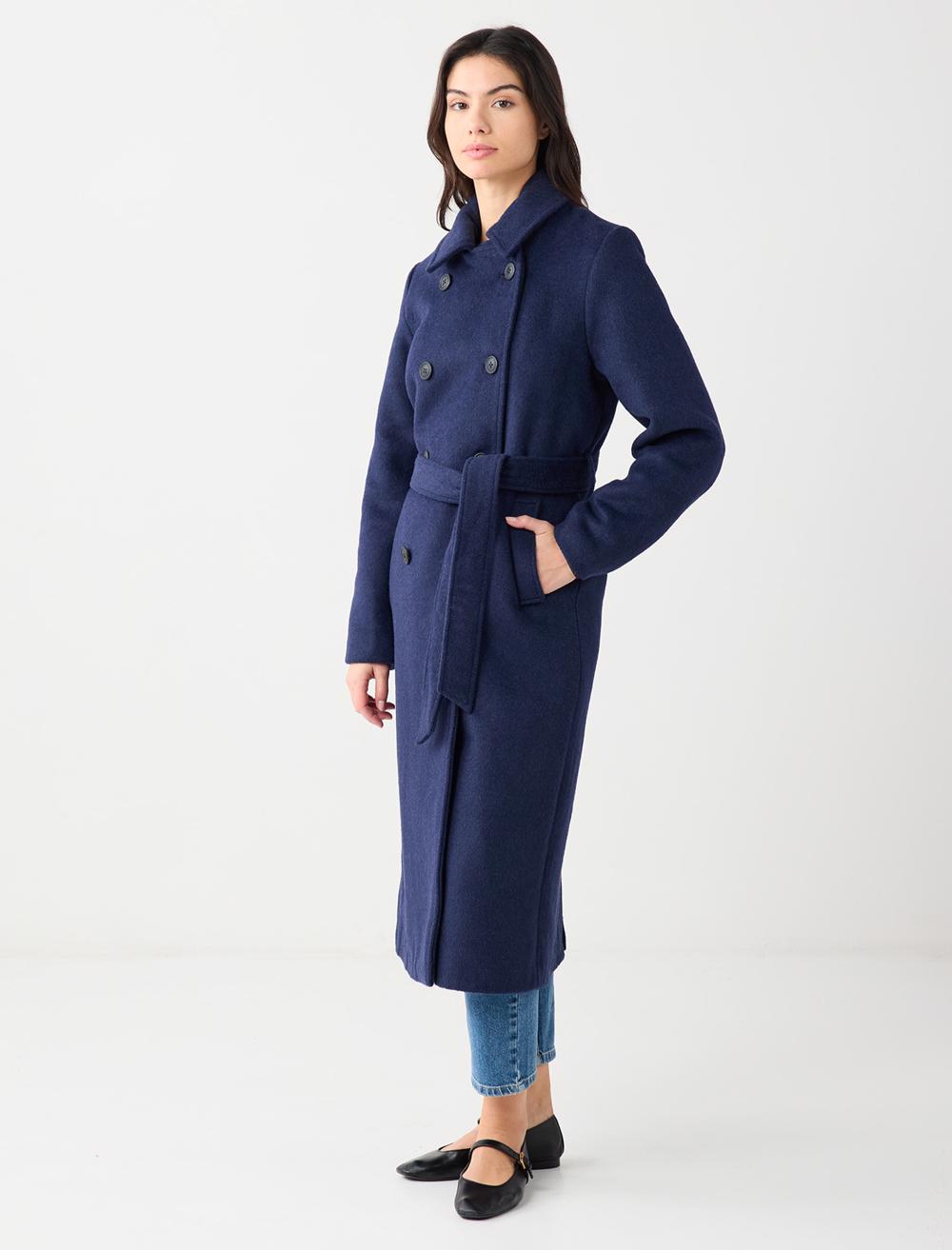 Cache-Coeur Long-Sleeve Coat - 5WW123684