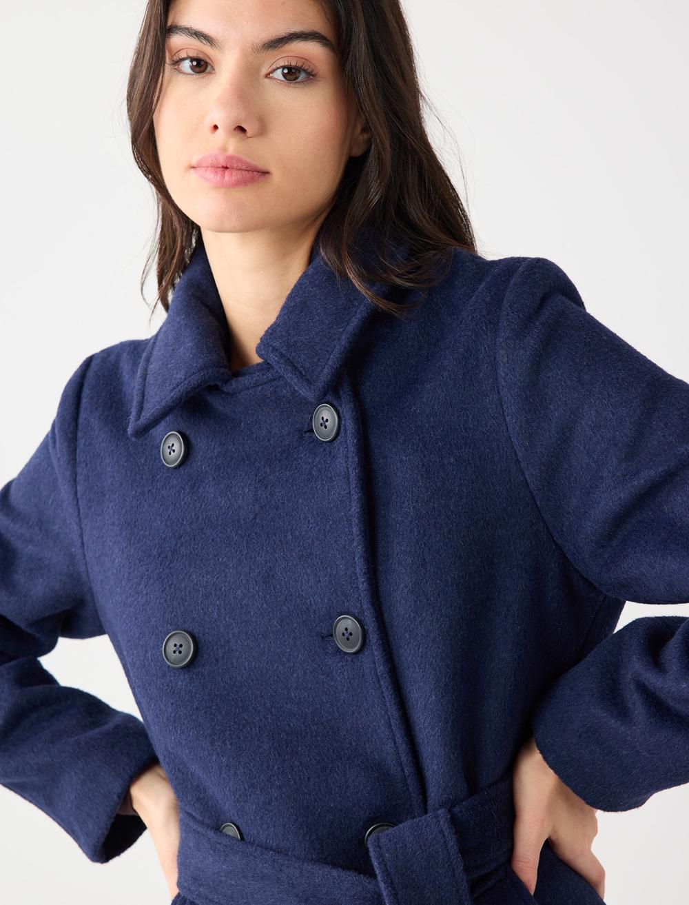 Cache-Coeur Long-Sleeve Coat - 5WW123684