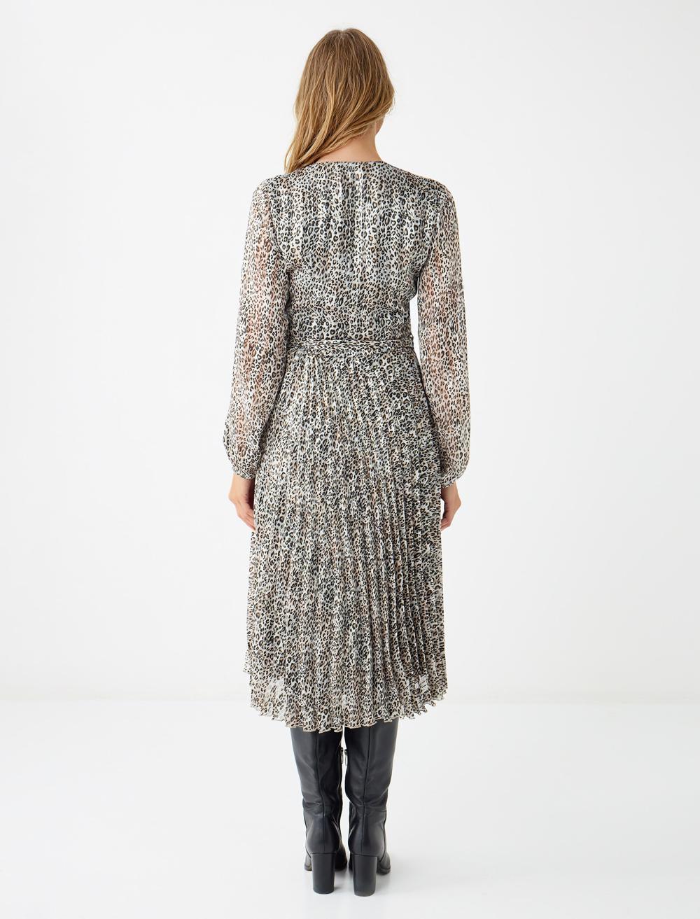 Cache-Coeur Long-Sleeve Dress - 5WW065194