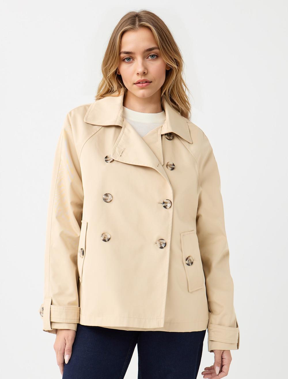 Cache-Coeur Long-Sleeve Trenchcoat - 5WW263686