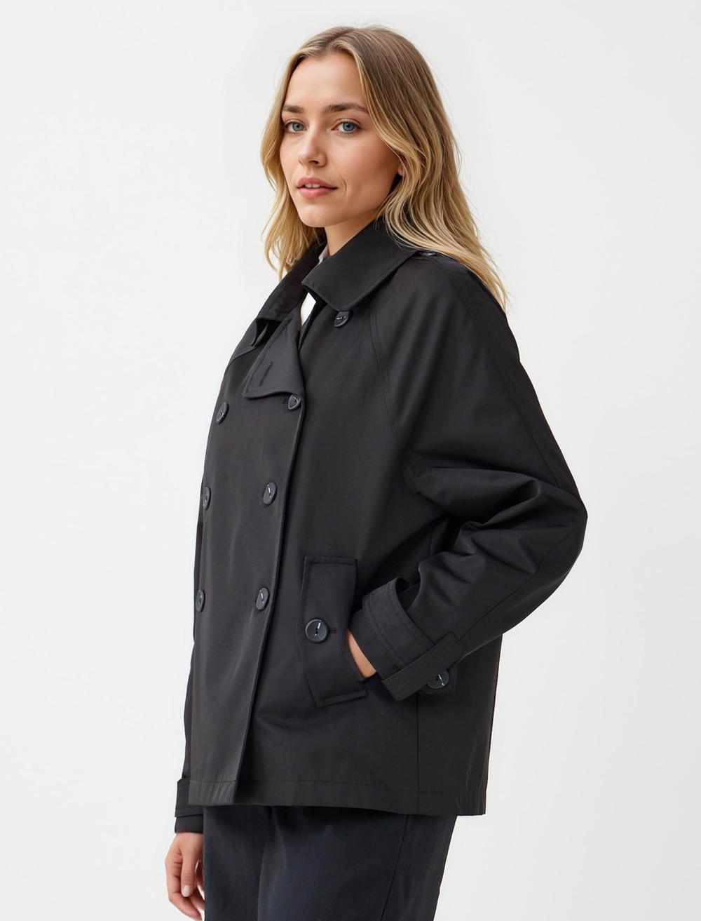 Cache-Coeur Long-Sleeve Trenchcoat - 5WW263686