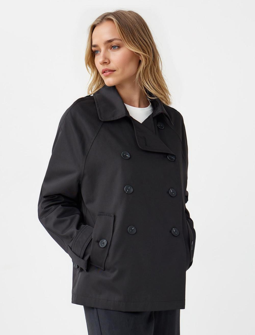 Cache-Coeur Long-Sleeve Trenchcoat - 5WW263686