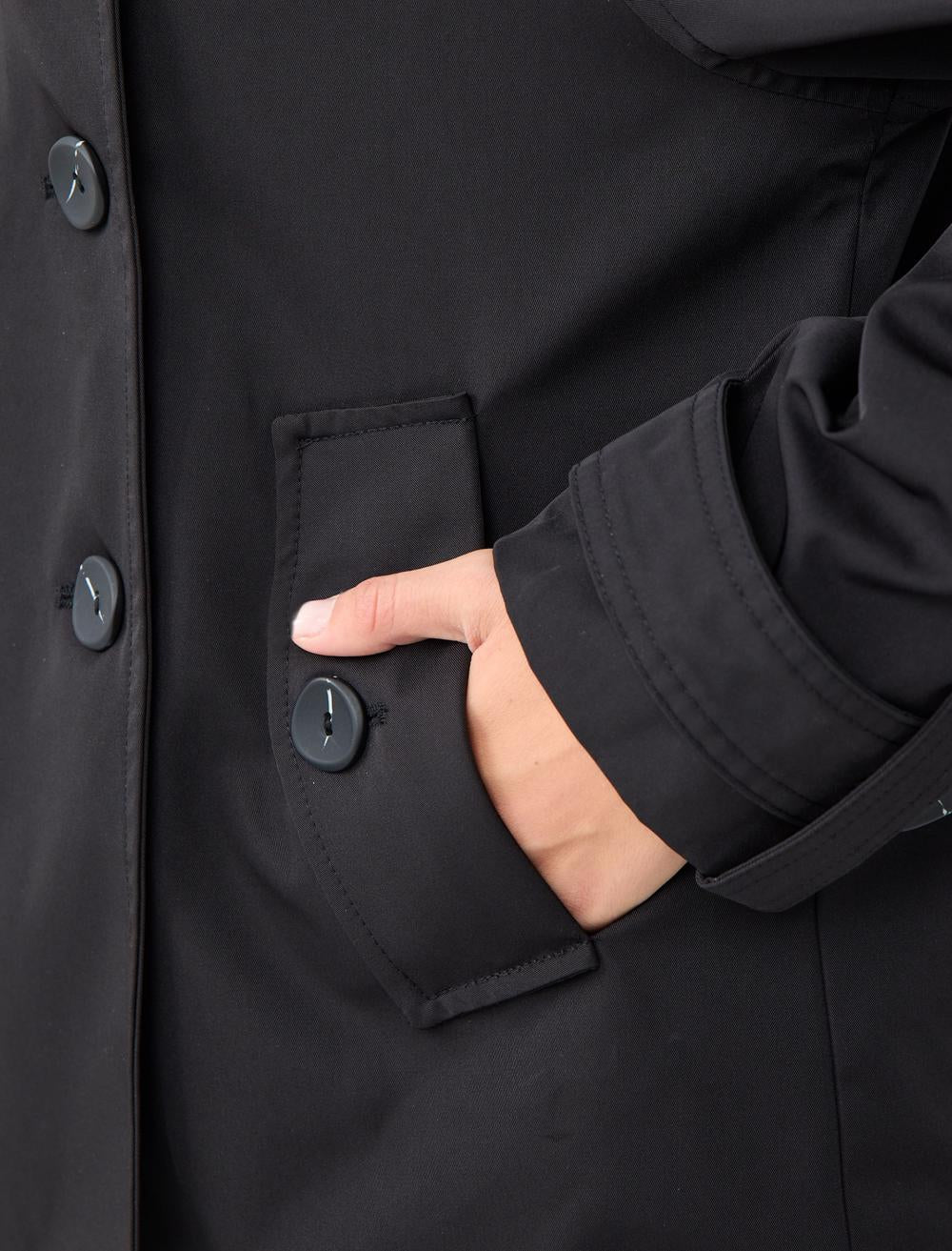 Cache-Coeur Long-Sleeve Trenchcoat - 5WW263686