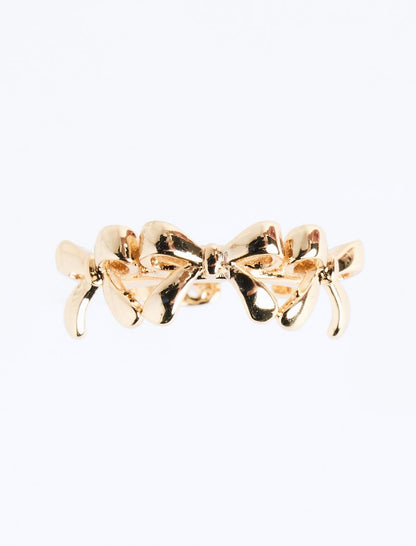 Bow Half Hoop Earrings