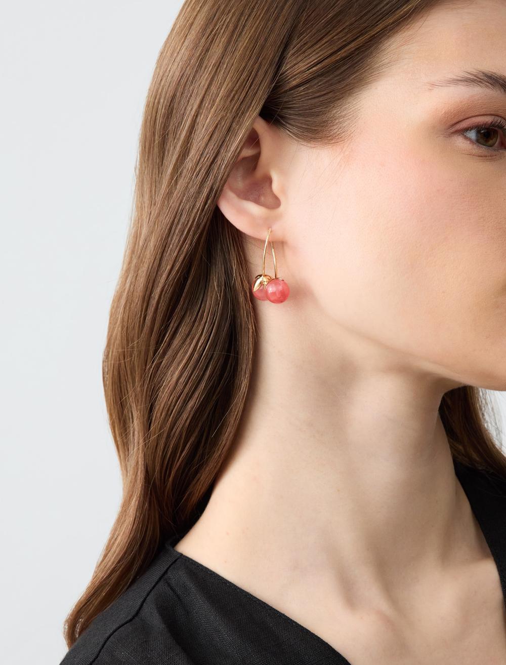 Pink Crystal Drop Earring - 5WW432858